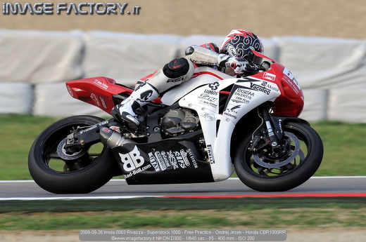2009-09-26 Imola 0063 Rivazza - Superstock 1000 - Free Practice - Ondrej Jezek - Honda CBR1000RR